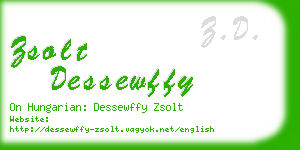 zsolt dessewffy business card